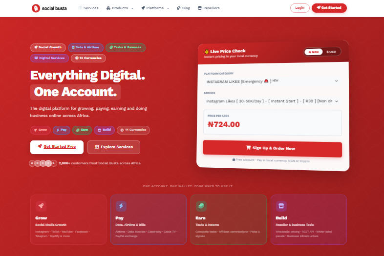 Social Busta - Everything Digital. One Account.